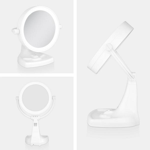 Zadro Max Bright Lighted Makeup Mirror with 10X/1X, Storage Tray #2