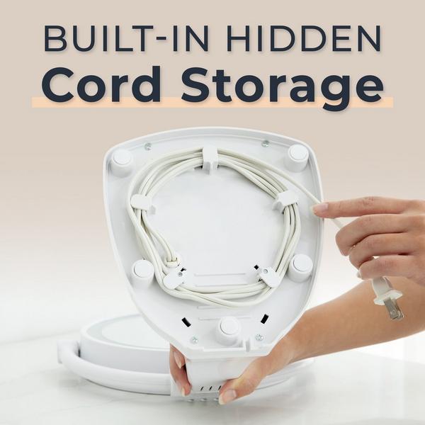 Zadro Max Bright Lighted Makeup Mirror with 10X/1X, Storage Tray #6