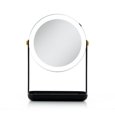 Zadro LED Lighted Makeup Mirror with 5X/1X, Tray & Phone Holder