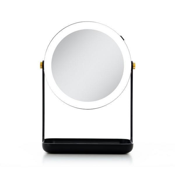 Zadro LED Lighted Makeup Mirror with 5X/1X, Tray & Phone Holder #1