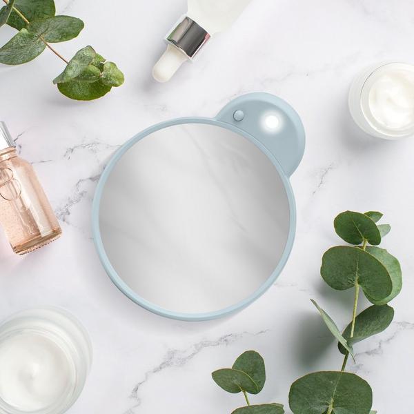 Zadro LED Lighted Compact Mirror with 10X, Suction Cups #8