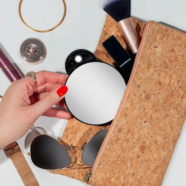 Zadro LED Lighted Compact Mirror with 15X, Suction Cups #4