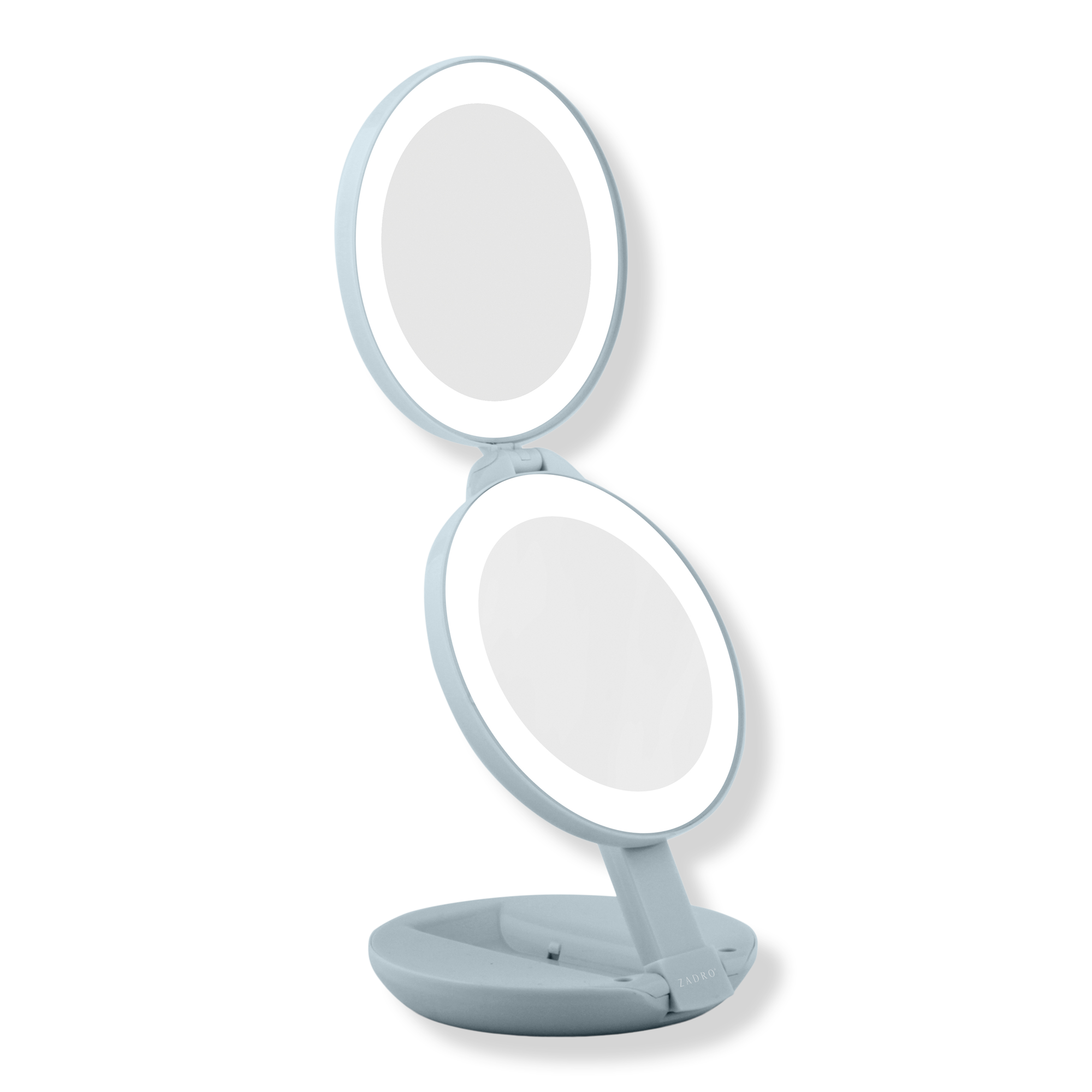 Zadro Folding LED Lighted Travel Mirror with 10X/1X #1