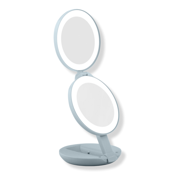 Zadro Folding LED Lighted Travel Mirror with 10X/1X #1