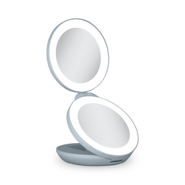 Zadro Folding LED Lighted Travel Mirror with 10X/1X #2