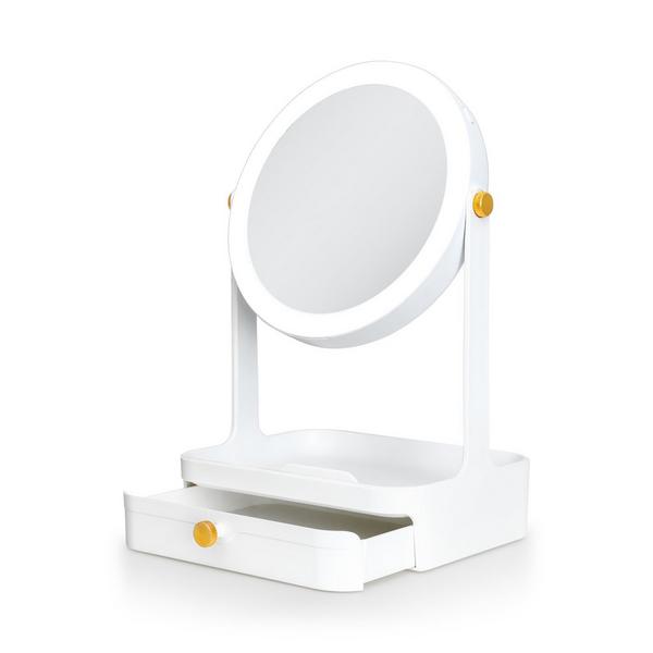 Zadro LED Lighted Makeup Mirror with 5X/1X, Storage Drawer & Tray #2