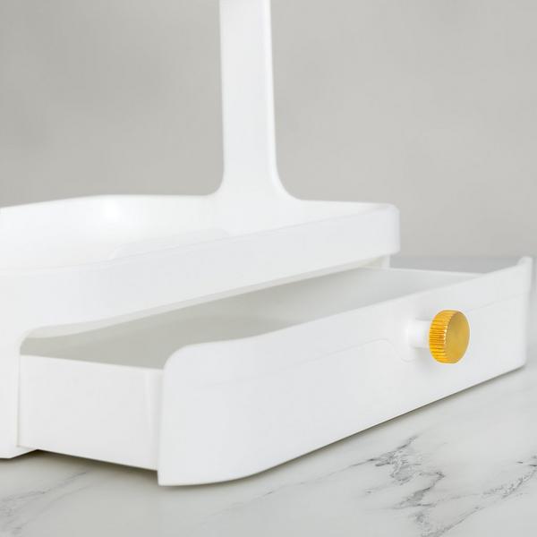 Zadro LED Lighted Makeup Mirror with 5X/1X, Storage Drawer & Tray #6