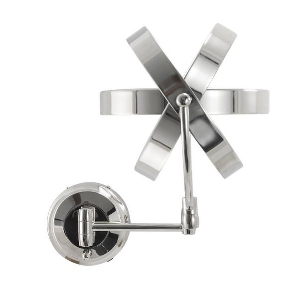 Zadro Lighted Wall Mounted Makeup Mirror with 5X/1X Battery/Cord #6