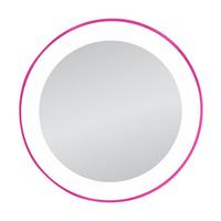 LED Lighted Travel Mirror with Magnification & Suction Cups