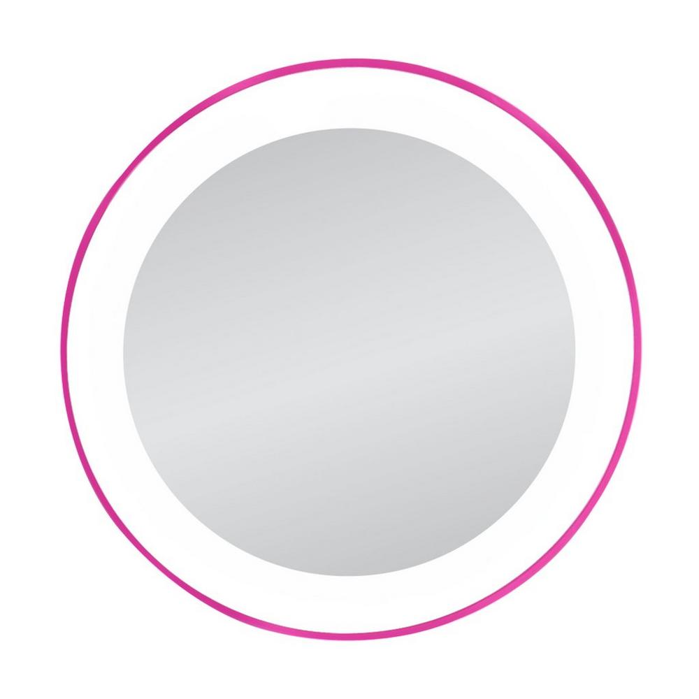 Zadro Led Lighted Travel Mirror With Magnification & Suction Cups - 10x Magnification