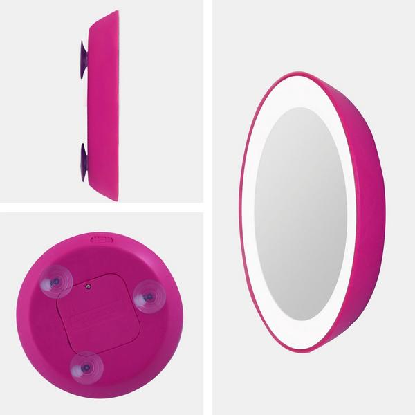 Zadro LED Lighted Travel Mirror with Magnification & Suction Cups #3