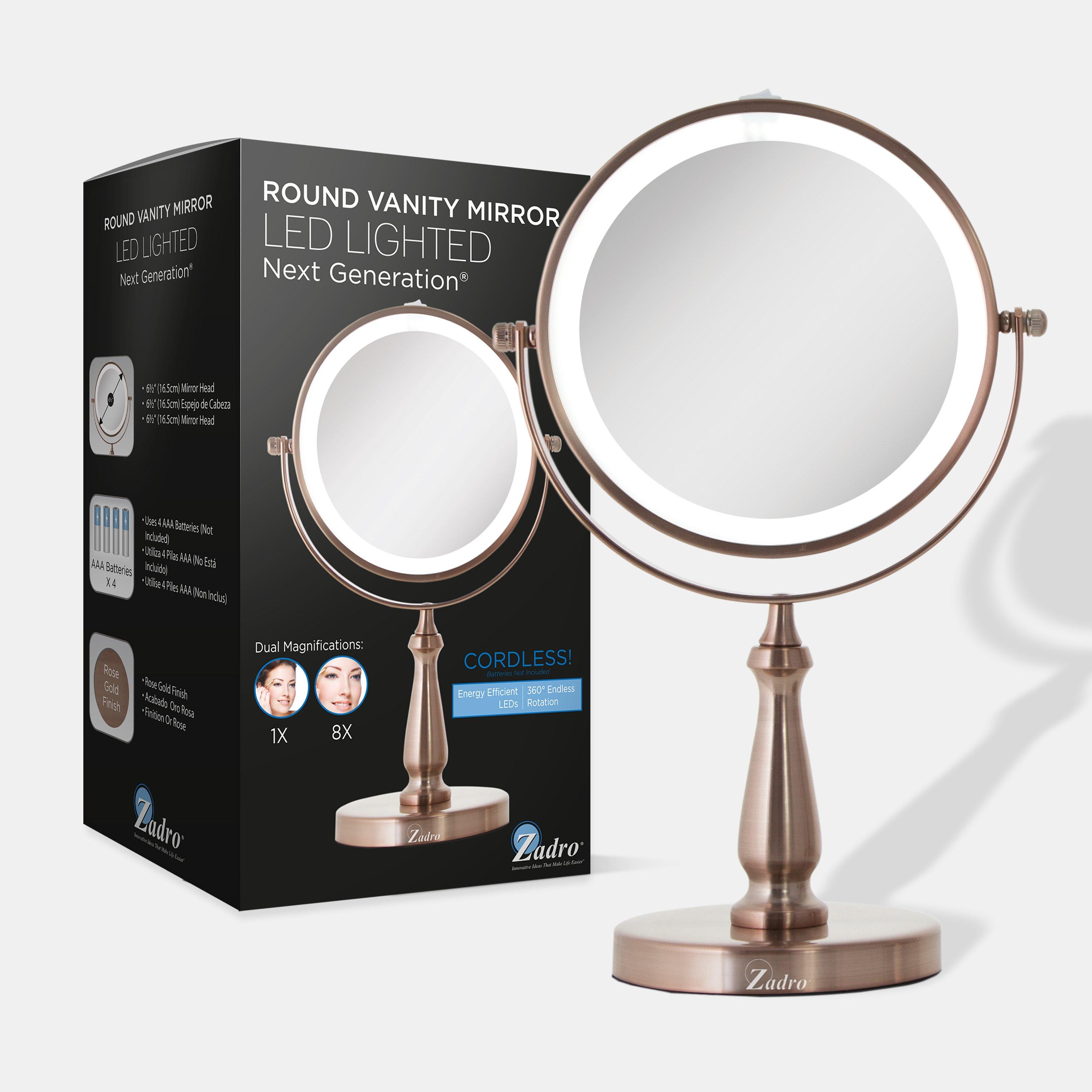 Zadro LED Lighted Makeup Mirror with 8X/1X Magnification #1