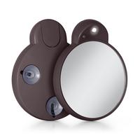 LED Lighted Compact Mirror with 10X, Suction Cups