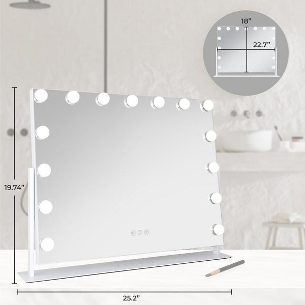 Zadro Hollywood LED Horizontal Vanity Makeup Mirror #3
