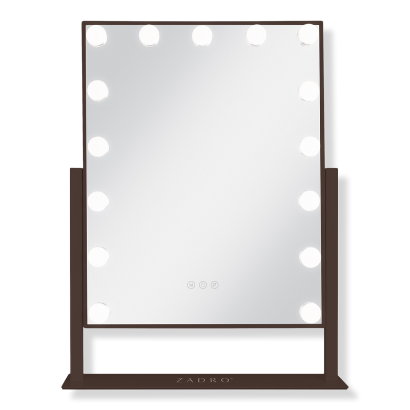 Zadro - Chocolate Hollywood LED Vertical Vanity Makeup Mirror