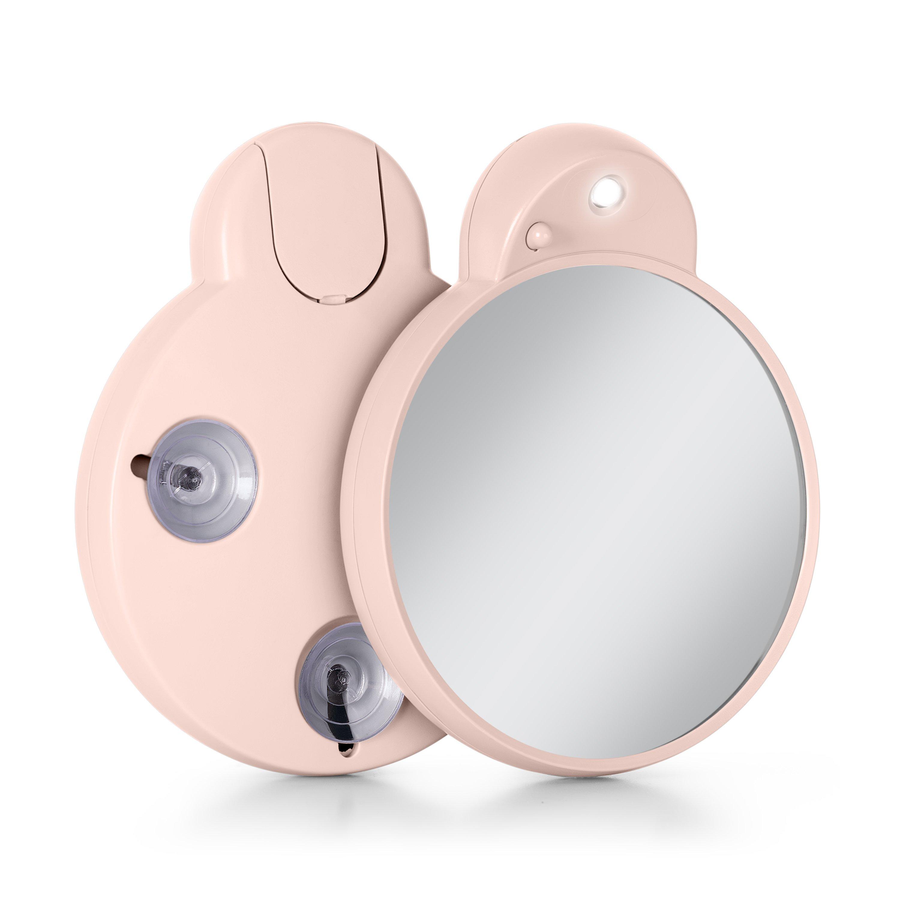 Zadro LED Lighted Compact Mirror with 10X, Suction Cups #1