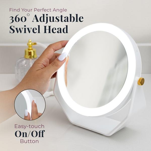 Zadro LED Lighted Makeup Mirror with 5X/1X Magnifications #2