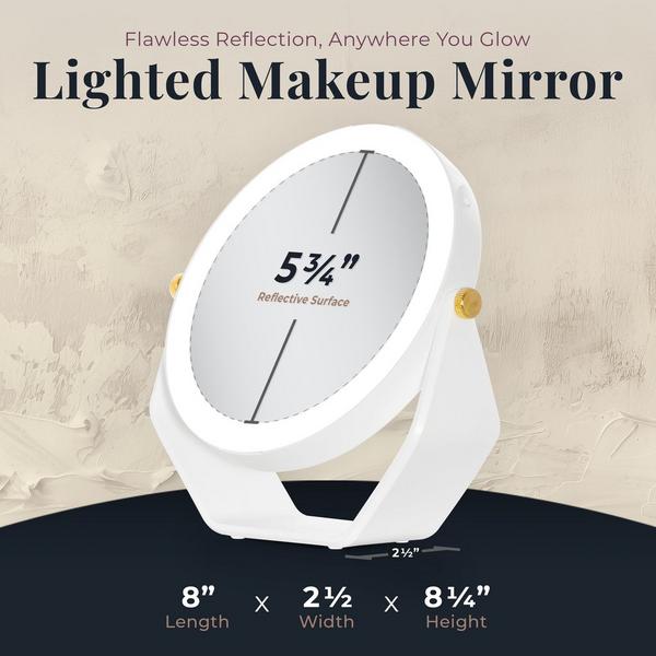 Zadro LED Lighted Makeup Mirror with 5X/1X Magnifications #4