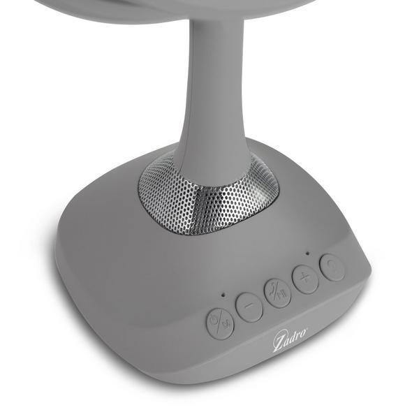 Zadro Lighted Makeup Mirror 5X/1X, Bluetooth & USB Charging Port #6