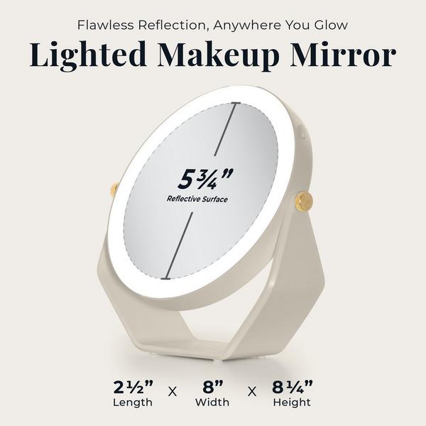 Zadro LED Lighted Makeup Mirror with 5X/1X Magnifications #4