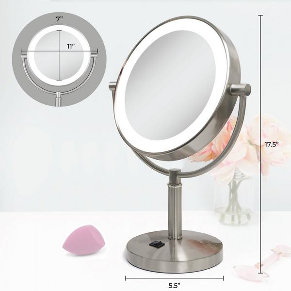 Zadro Laguna, LED Lighted Makeup Mirror with 5X/1X #4