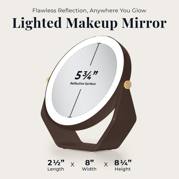 Zadro LED Lighted Makeup Mirror with 5X/1X Magnifications #5