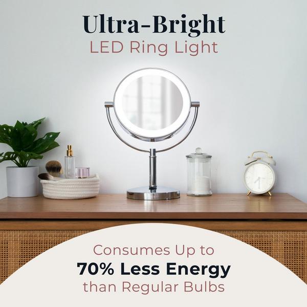 Zadro Laguna, LED Lighted Makeup Mirror with 5X/1X #6