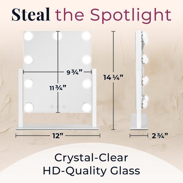 Zadro Hollywood LED Vertical Countertop Makeup Mirror #2