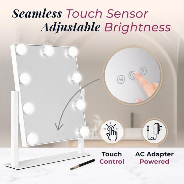 Zadro Hollywood LED Vertical Countertop Makeup Mirror #3