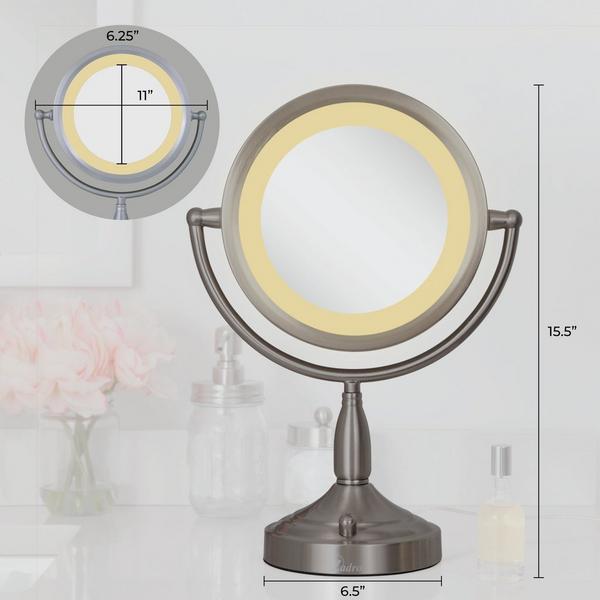 Zadro LED Lighted Makeup Mirror with 8X/1X Magnification #3