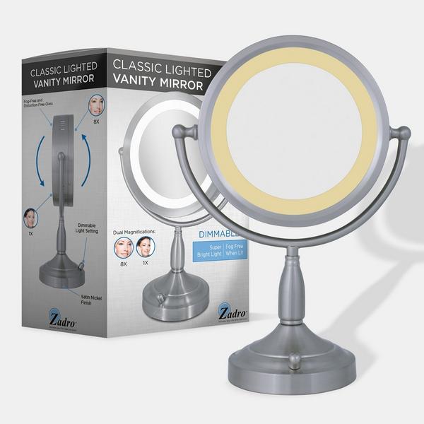 Zadro LED Lighted Makeup Mirror with 8X/1X Magnification #7