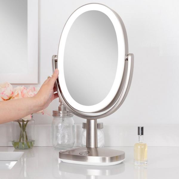 Zadro Newport LED Lighted Makeup Mirror with 5X/1X, Touch Control #6