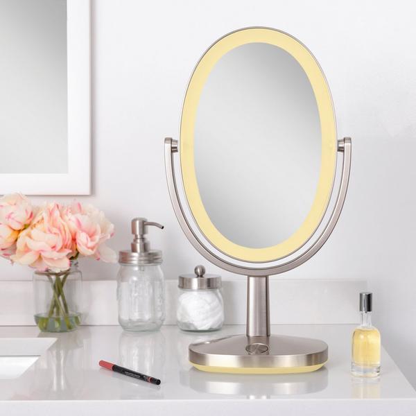 Zadro Newport LED Lighted Makeup Mirror with 5X/1X, Touch Control #7