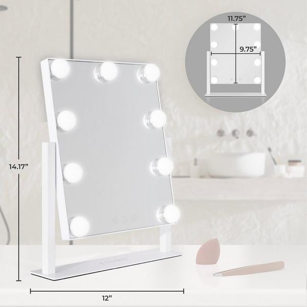 Zadro Hollywood LED Vertical Countertop Makeup Mirror #3