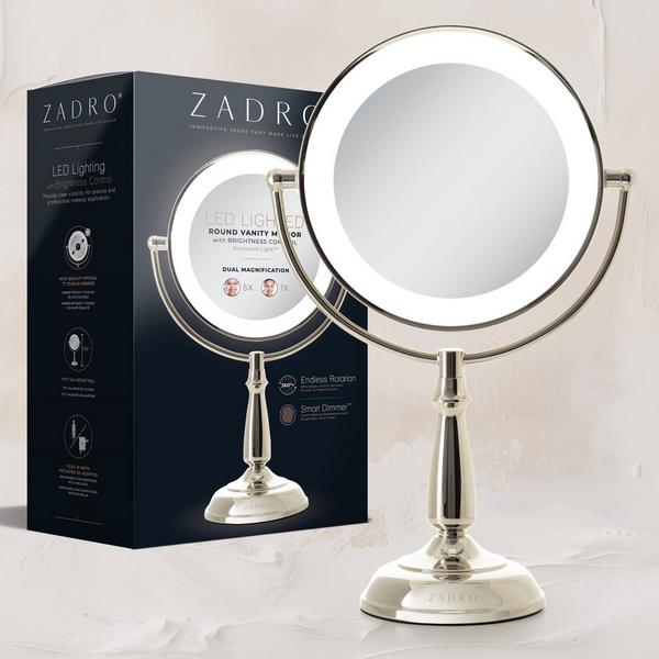 Zadro Classic Lighted Makeup Mirror with 10X/1X, Touch Control #8