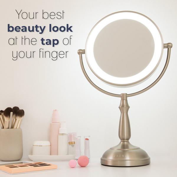 Zadro Classic Lighted Makeup Mirror with 10X/1X, Touch Control #5