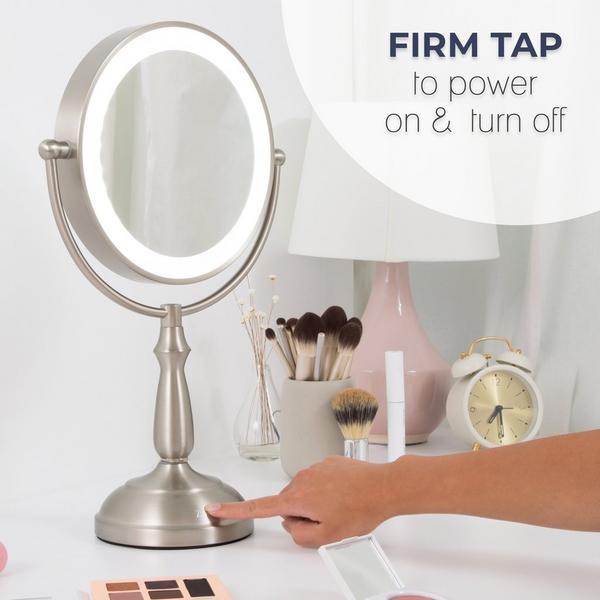 Zadro Classic Lighted Makeup Mirror with 10X/1X, Touch Control #7
