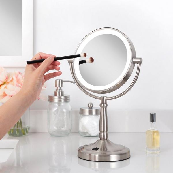 Zadro Cordless LED Lighted Makeup Mirror with 10X/1X #4
