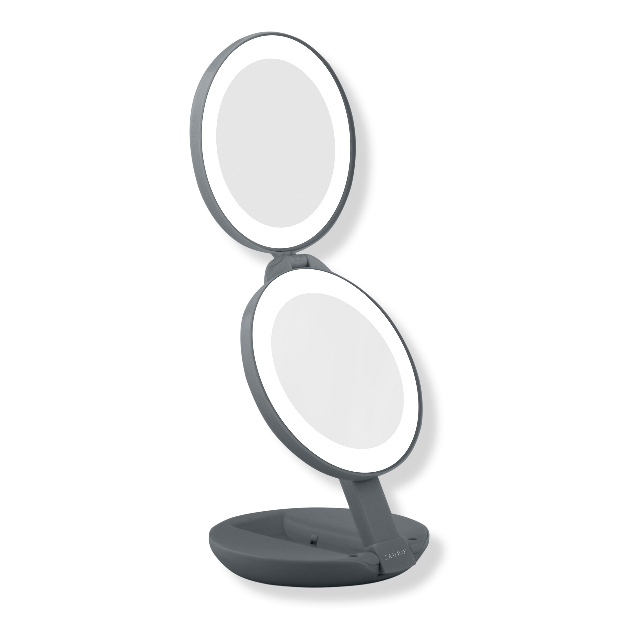 Zadro Folding LED Lighted Travel Mirror with 10X/1X #1