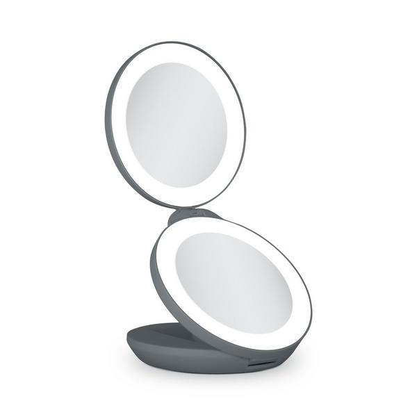 Zadro Folding LED Lighted Travel Mirror with 10X/1X #2