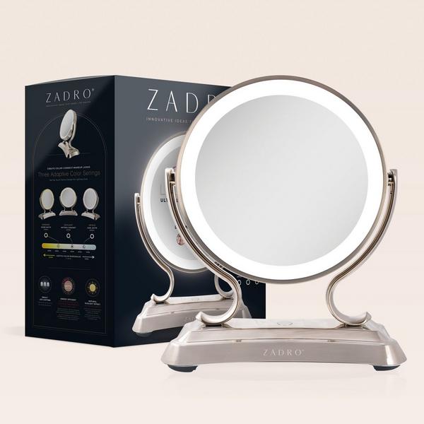 Zadro Glamour LED Lighted Makeup Mirror with 5X/1X Magnification #6