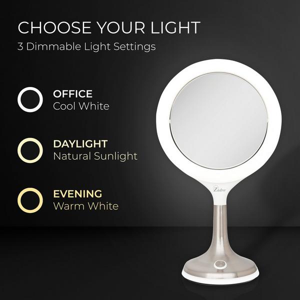 Zadro Solana, LED Lighted Makeup Mirror with 8X/1X, Touch Control #4