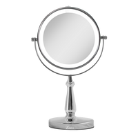 LED Lighted Makeup Mirror with 8X/1X Magnification