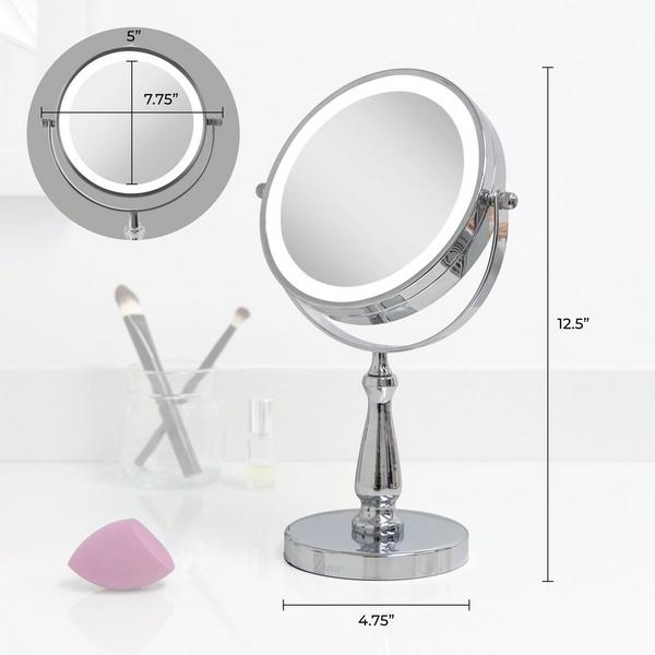 Zadro LED Lighted Makeup Mirror with 8X/1X Magnification #4