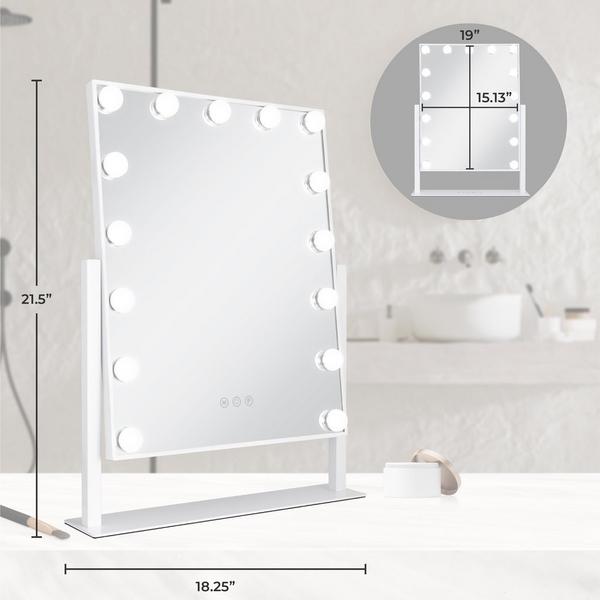 Zadro Hollywood LED Vertical Vanity Makeup Mirror #3