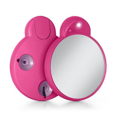 Zadro LED Lighted Compact Mirror with 10X, Suction Cups