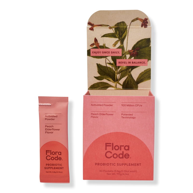 Flora Code - Peach Elderflower Activated Probiotic Supplement