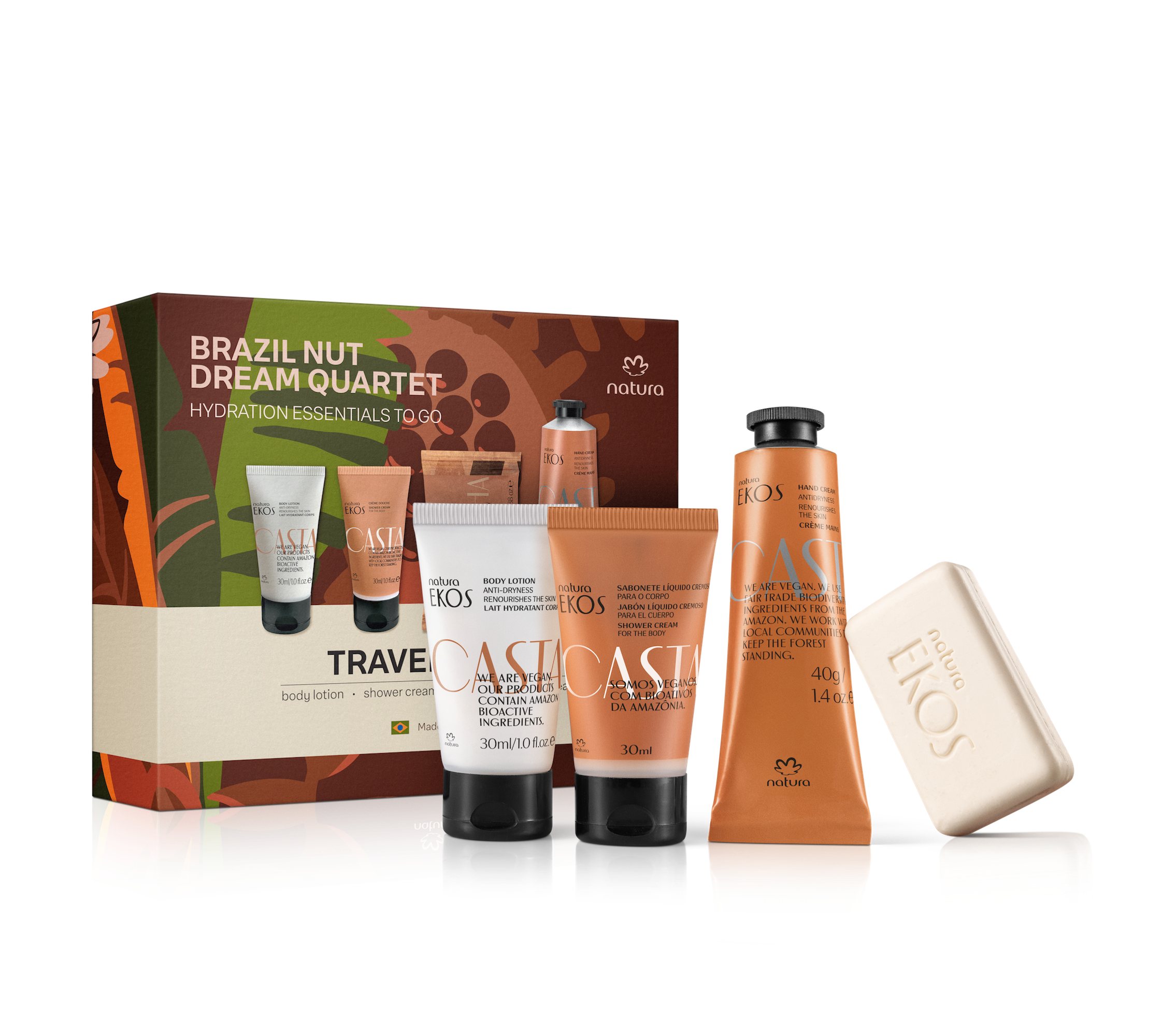 Natura Ekos Castanha Brazil Nut Dream Quartet Minis Set #1