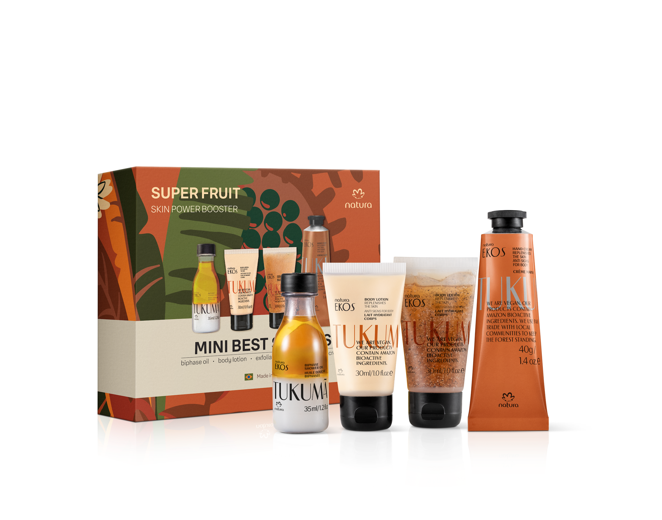 Natura Ekos Tukumã Super Fruit Skin Power Booster Minis Set #1