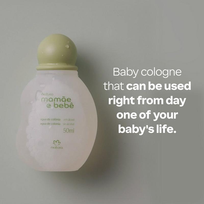 Natura - Mamãe e Bebê Baby Cologne – Gentle, Alcohol-Free Vegan